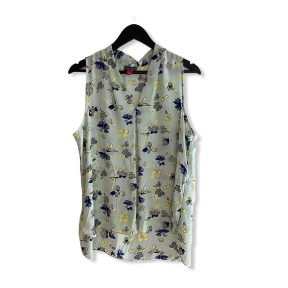 Vince Camuto Sleeveless Floral Blouse - Picture 9 of 9